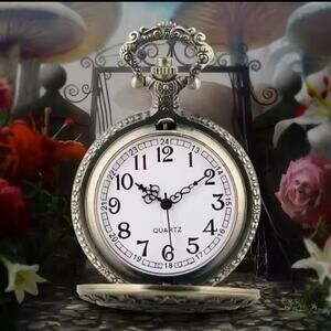 Pocket Watch Wonderland Dress Custom Birthday Backdrop